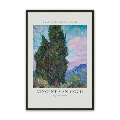 [Color:Satin Black], Picture of art in a Satin Black frame