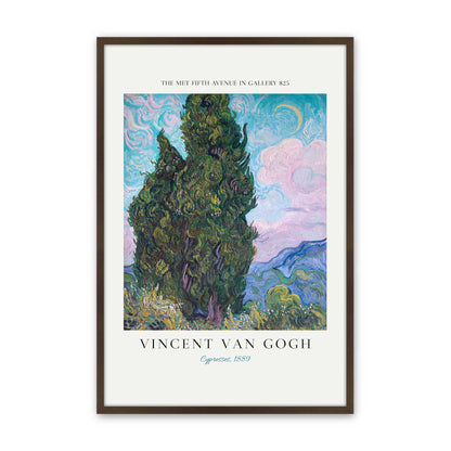[Color:Brown], Picture of art in a Brown frame
