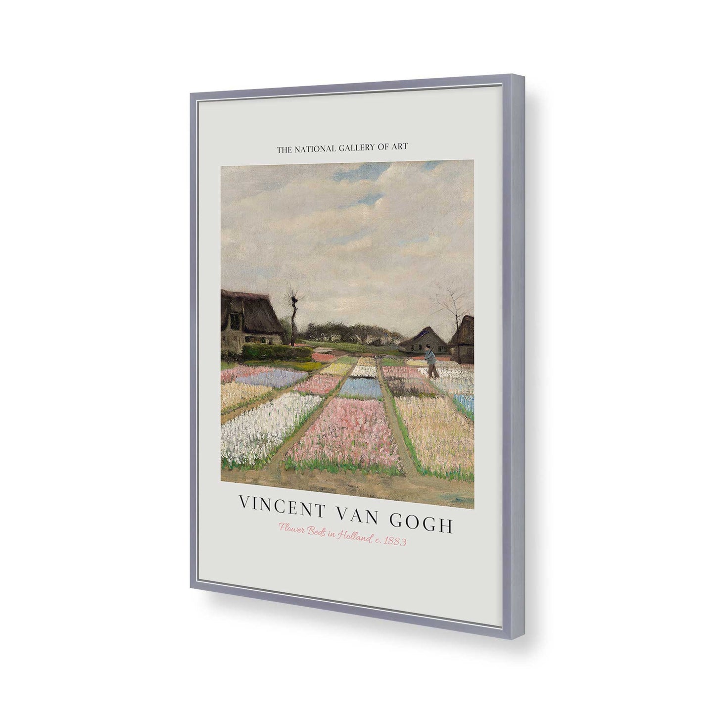 [Color:Polished Chrome], Picture of art in a Polished Chrome frame of the corner