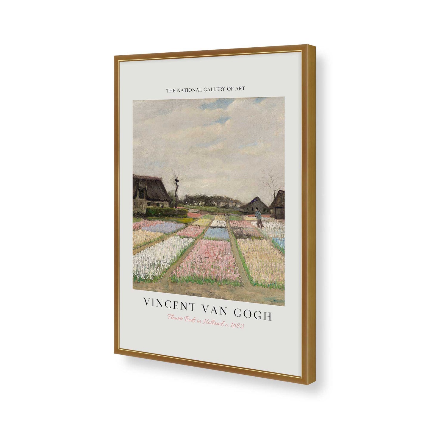 [Color:Polished Gold], Picture of art in a Polished Gold frame of the corner