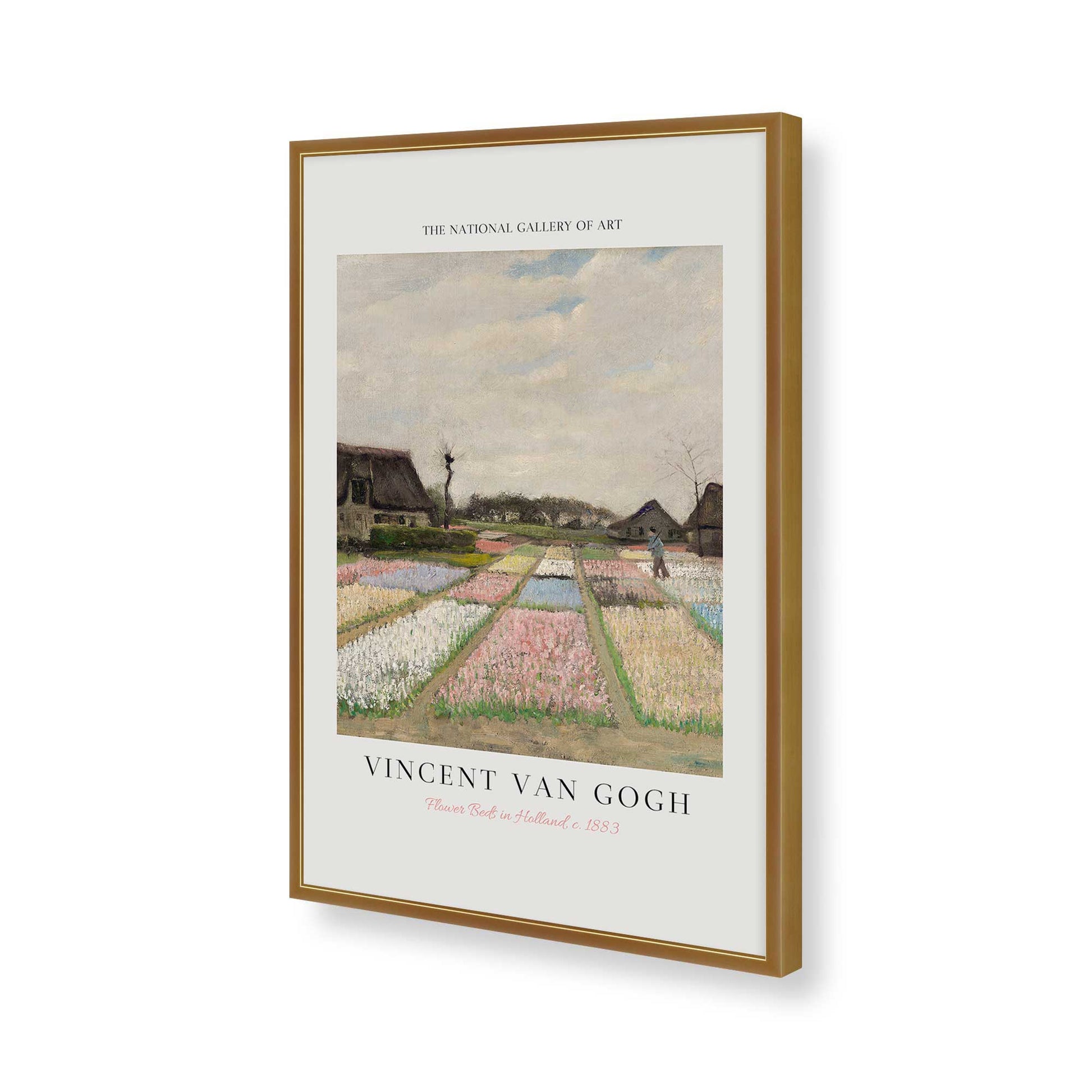 [Color:Polished Gold], Picture of art in a Polished Gold frame of the corner