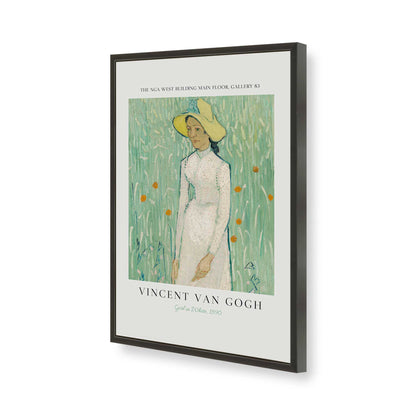 [Color:Satin Black], Picture of art in a Satin Black frame of the corner