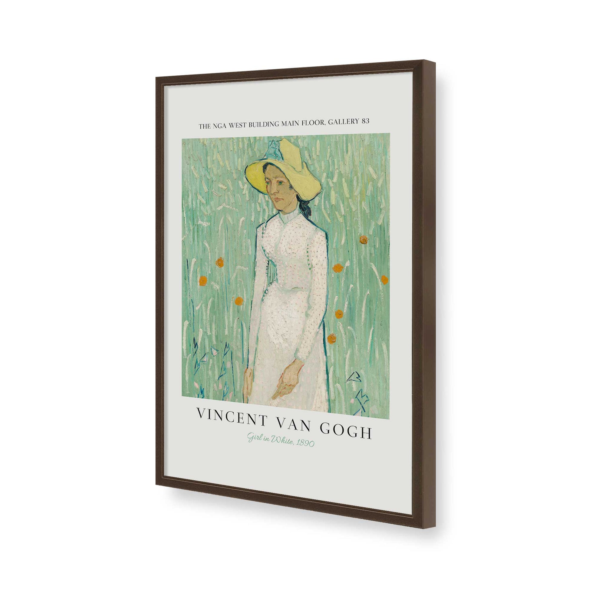 [Color:Belvinder Brown], Picture of art in a Belvinder Brown frame of the corner