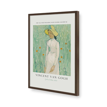 [Color:Belvinder Brown], Picture of art in a Belvinder Brown frame of the corner