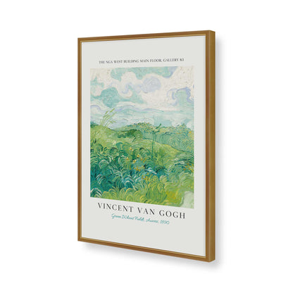 [Color:Polished Gold], Picture of art in a Polished Gold frame of the corner