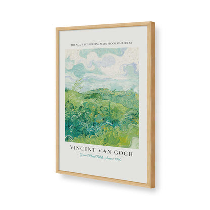[Color:American Maple], Picture of art in a American Maple frame of the corner