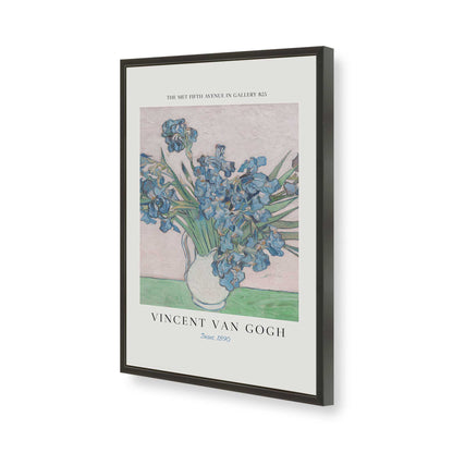 [Color:Satin Black], Picture of art in a Satin Black frame of the corner