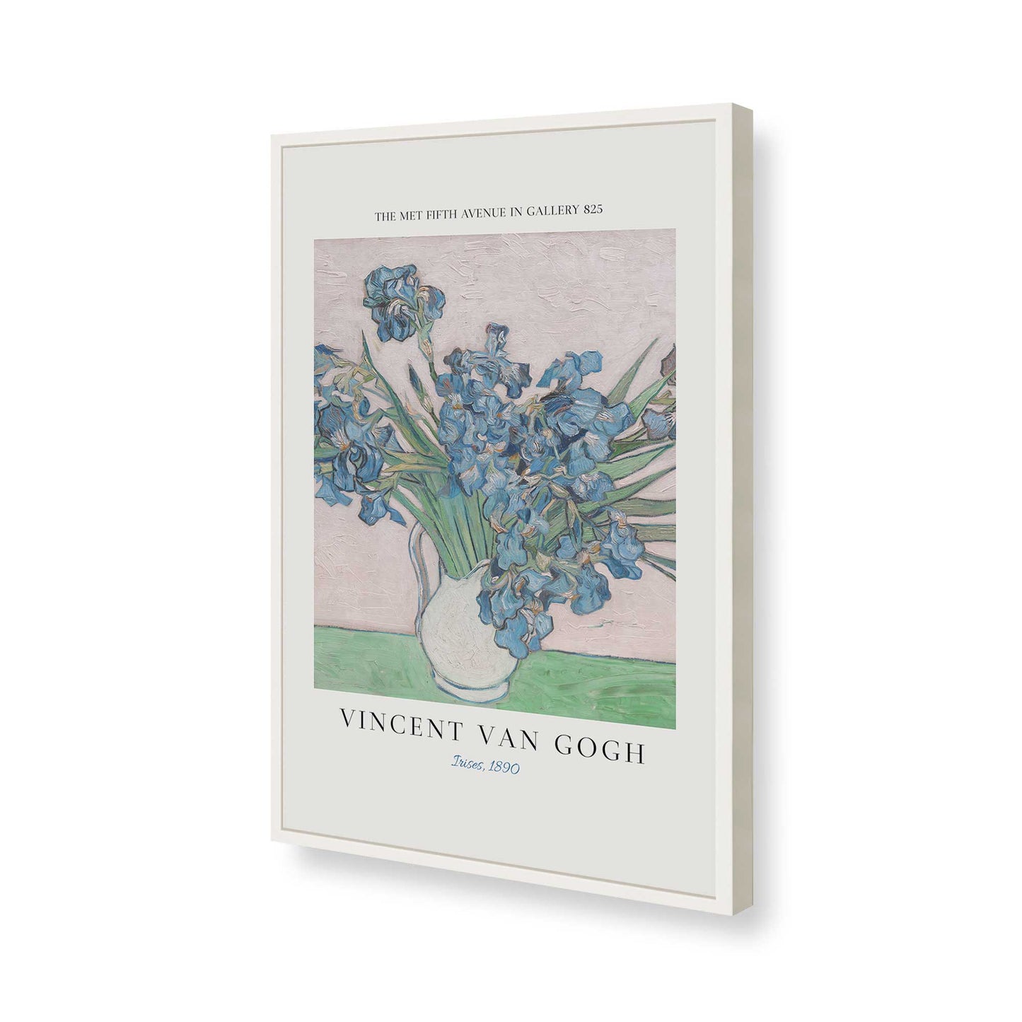 [Color:Opaque White], Picture of art in a Opaque White frame of the corner