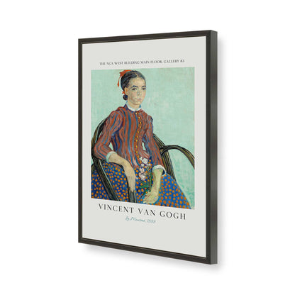 [Color:Satin Black], Picture of art in a Satin Black frame of the corner