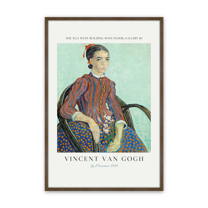 [Color:Walnut], Picture of art in a Walnut frame