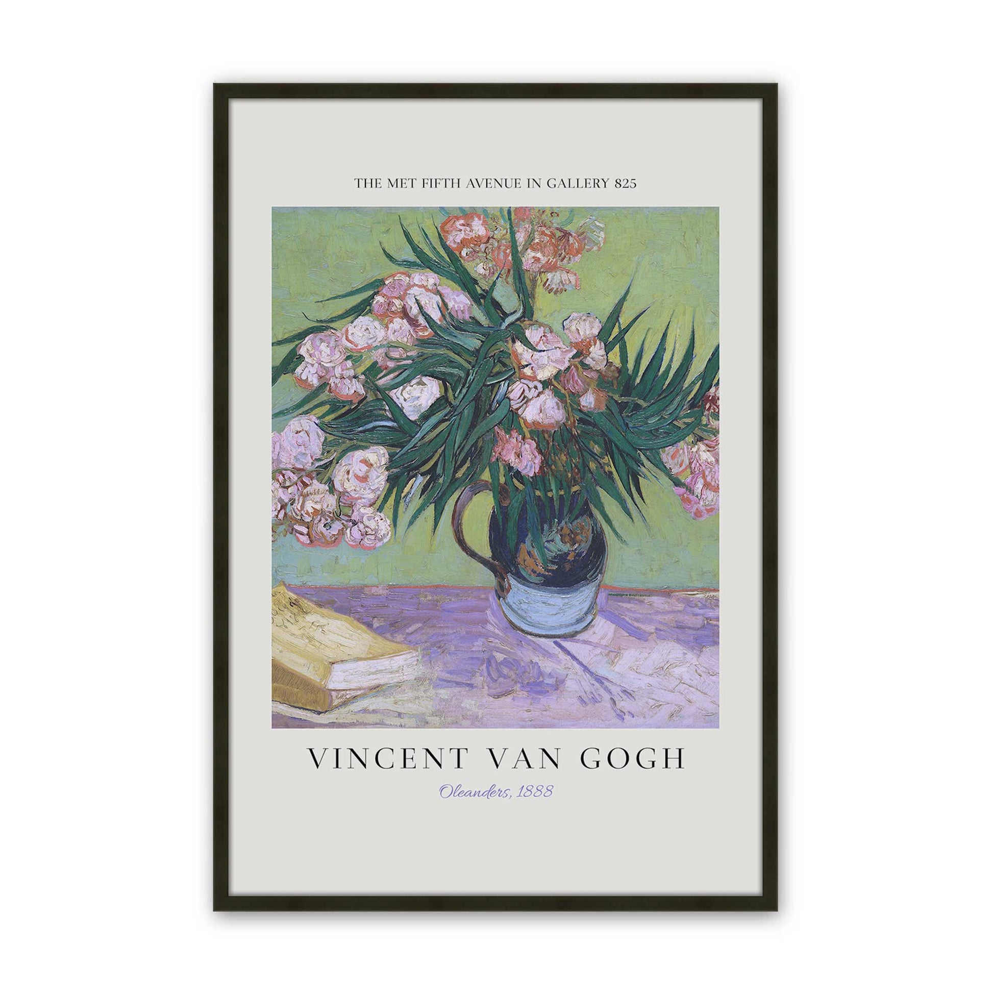 [Color:Satin Black], Picture of art in a Satin Black frame