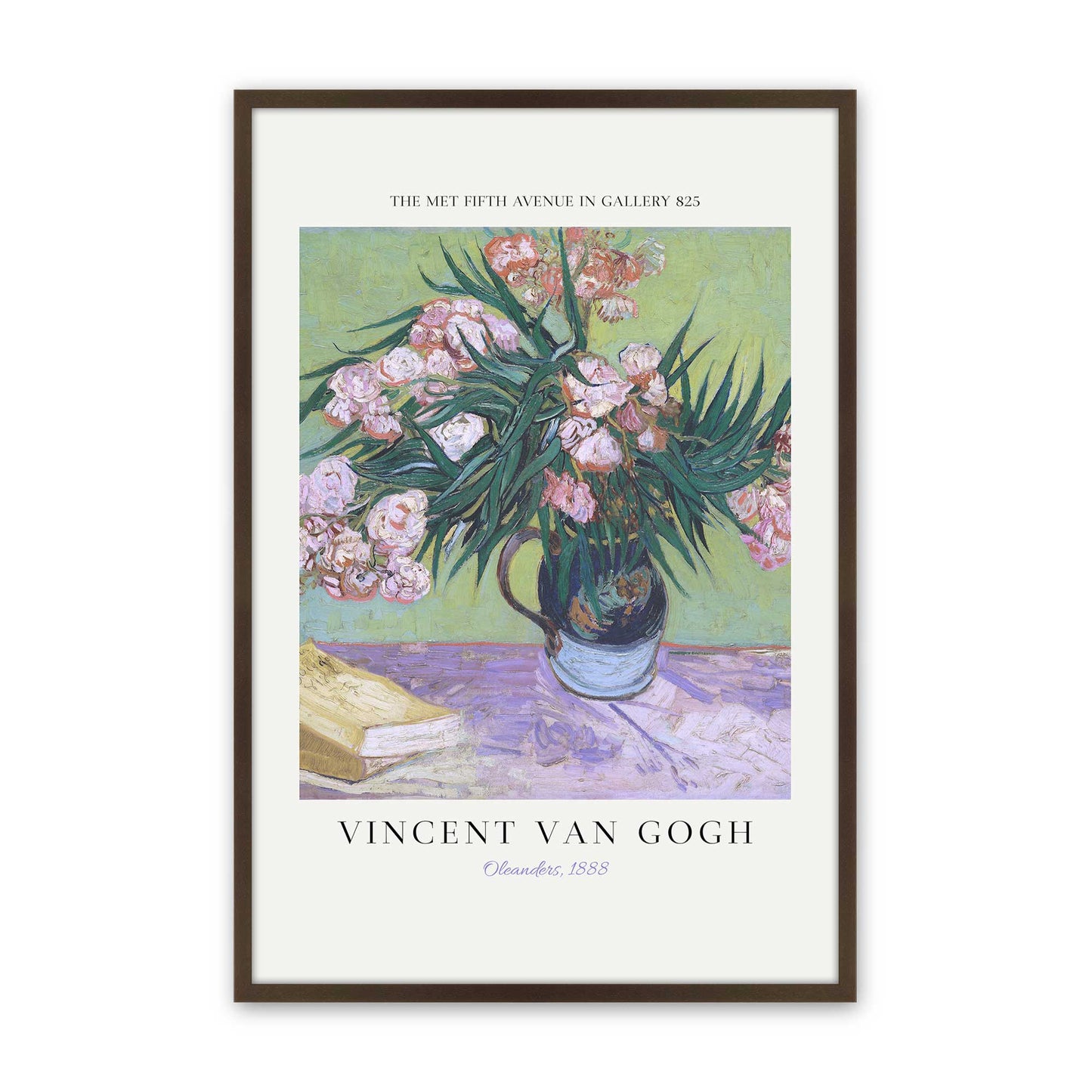 [Color:Brown], Picture of art in a Brown frame