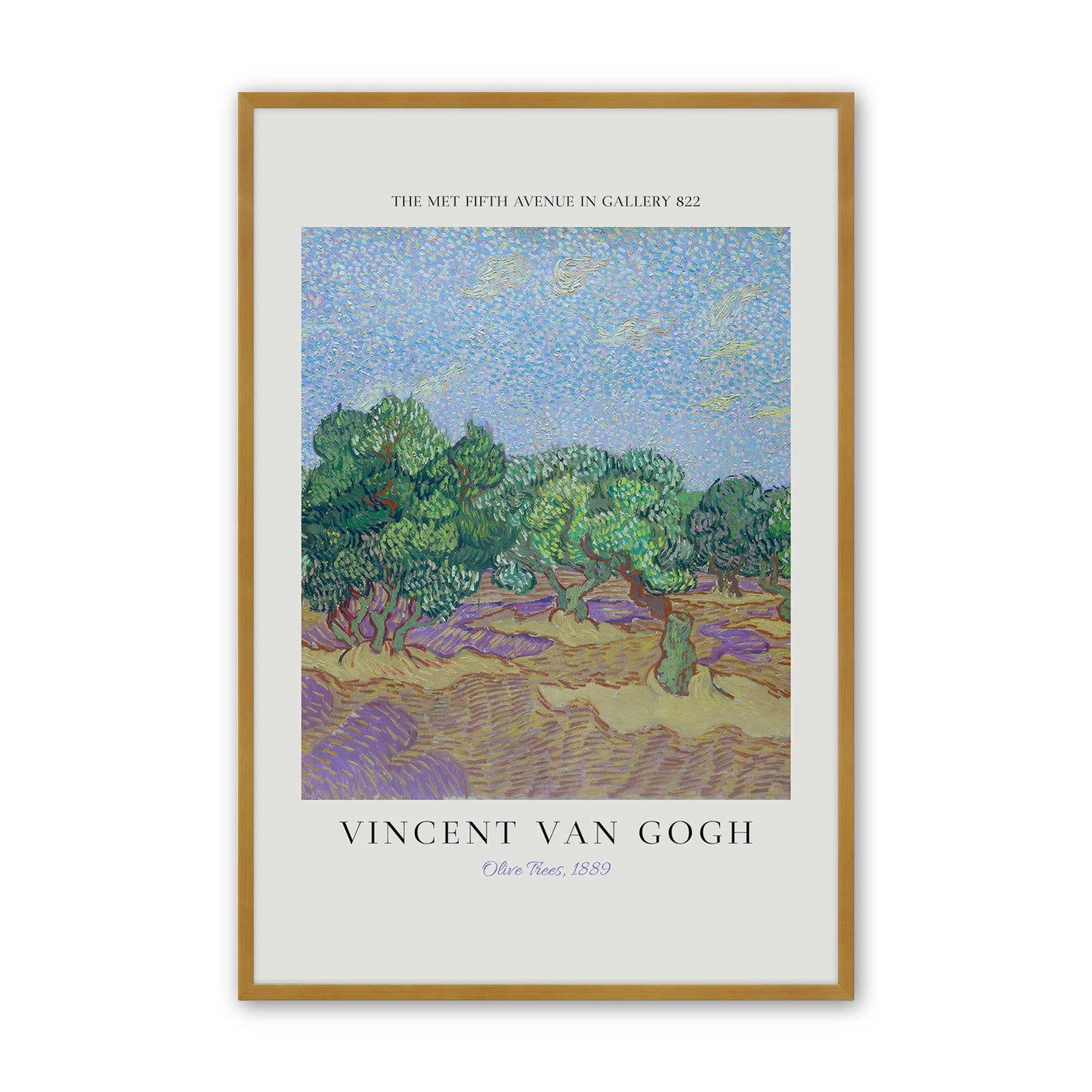 [Color:Polished Gold], Picture of art in a Polished Gold frame