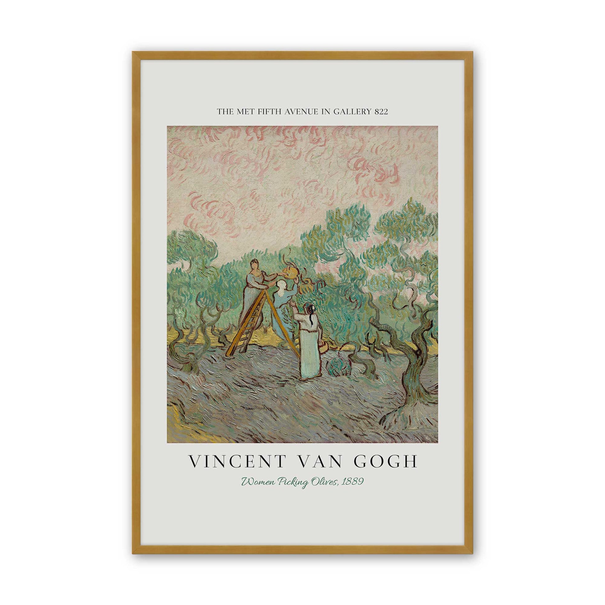 [Color:Polished Gold], Picture of art in a Polished Gold frame