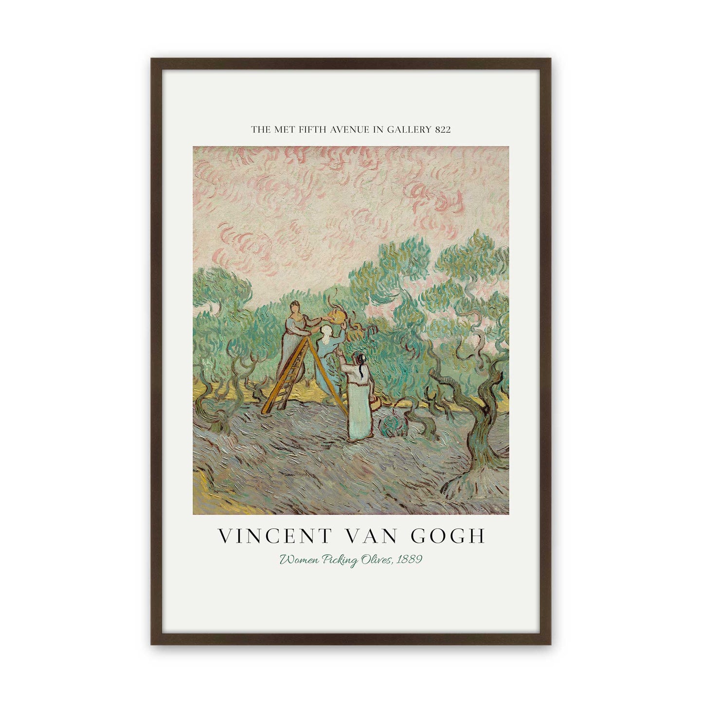 [Color:Belvinder Brown], Picture of art in a Belvinder Brown frame