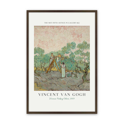 [Color:Brown], Picture of art in a Brown frame