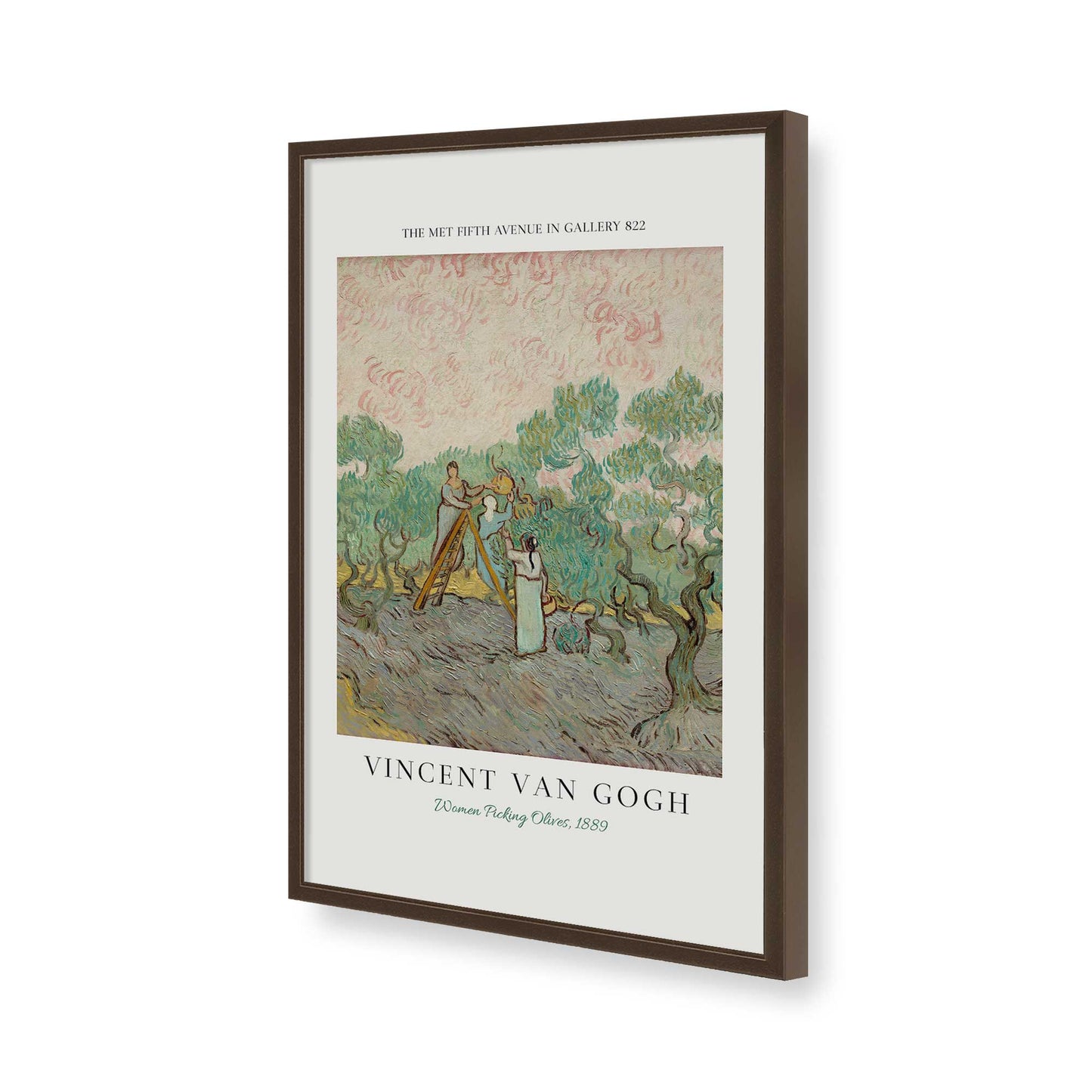 [Color:Belvinder Brown], Picture of art in a Belvinder Brown frame of the corner
