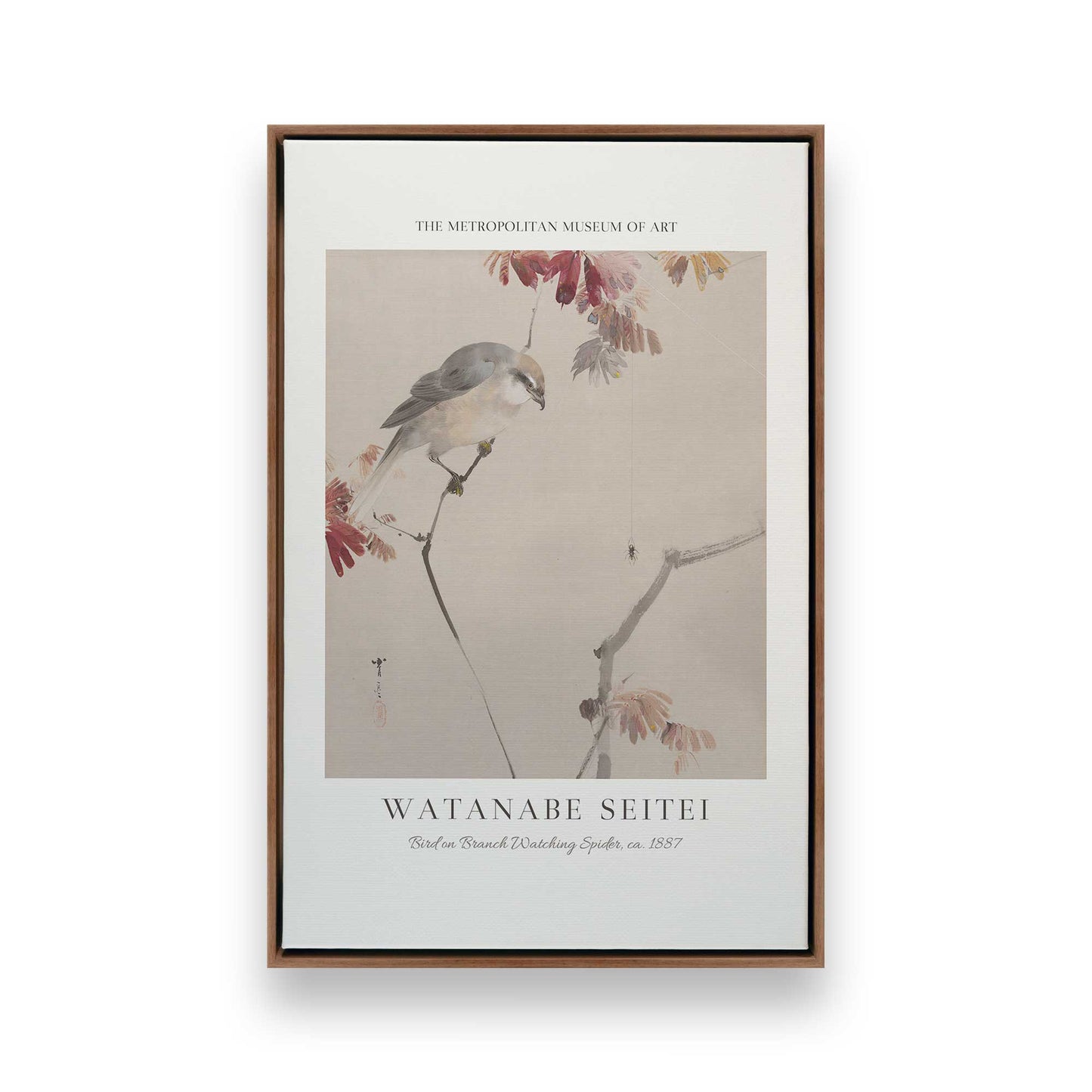 [Color:Walnut], Picture of art in a Walnut frame