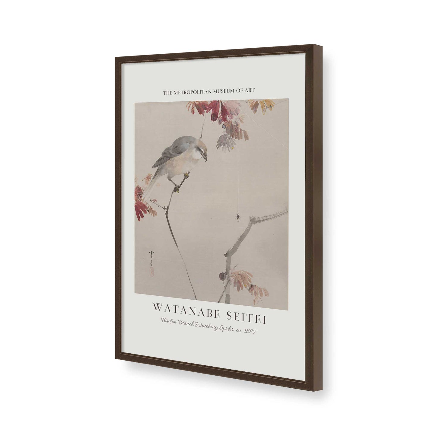 [Color:Belvinder Brown], Picture of art in a Belvinder Brown frame of the corner