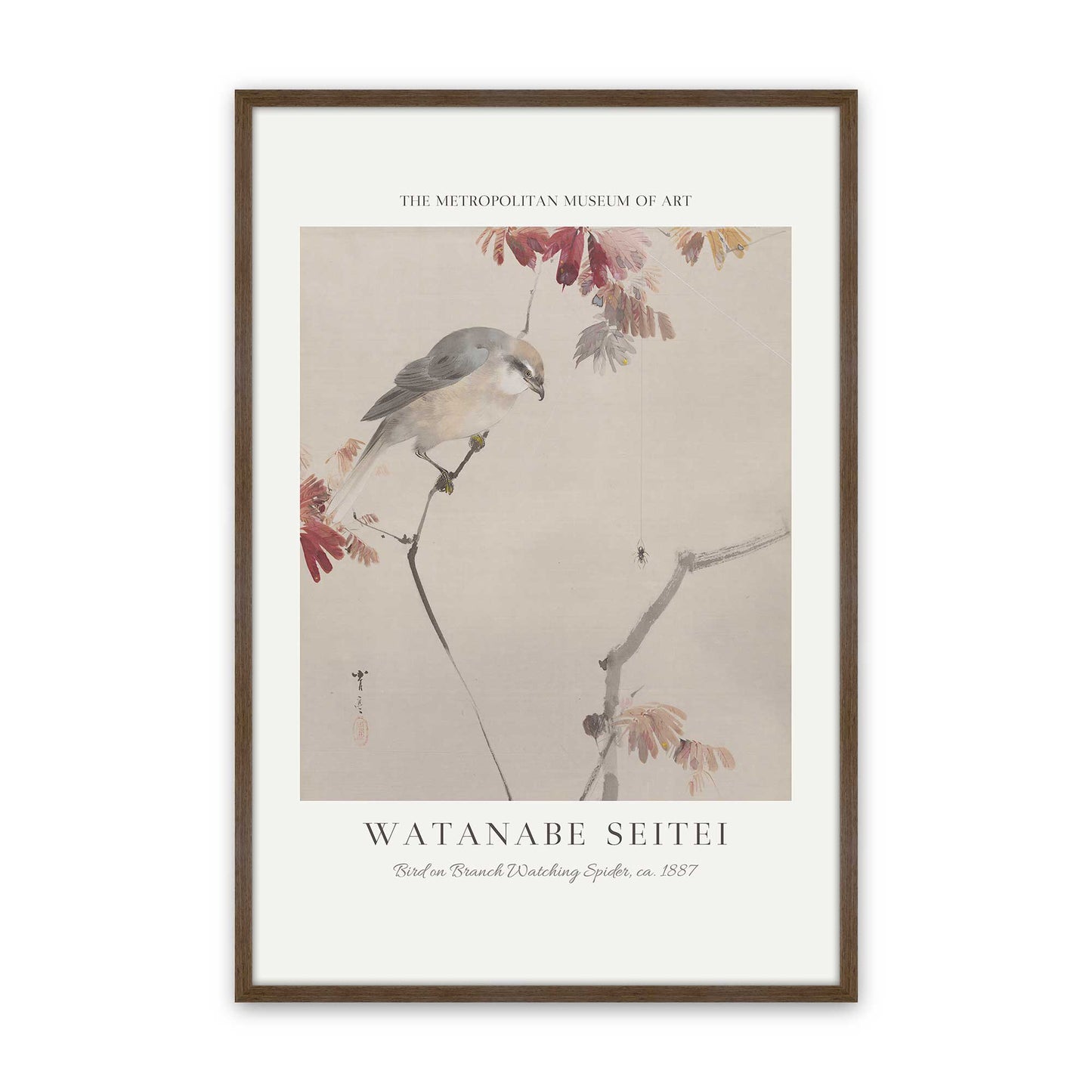 [Color:Walnut], Picture of art in a Walnut frame