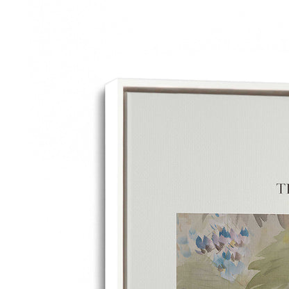 [Color:Opaque White], Picture of art in a White frame at an angle