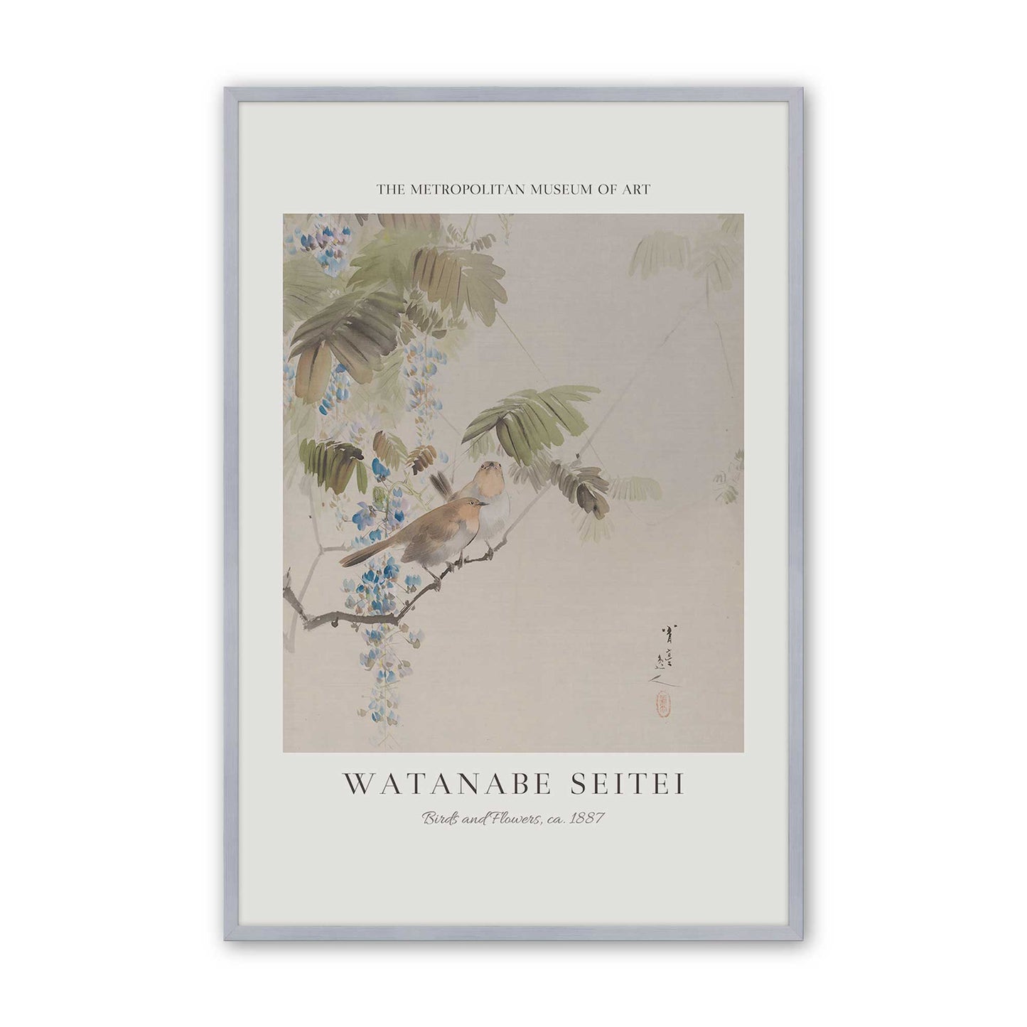 [Color:Polished Chrome], Picture of art in a Polished Chrome frame