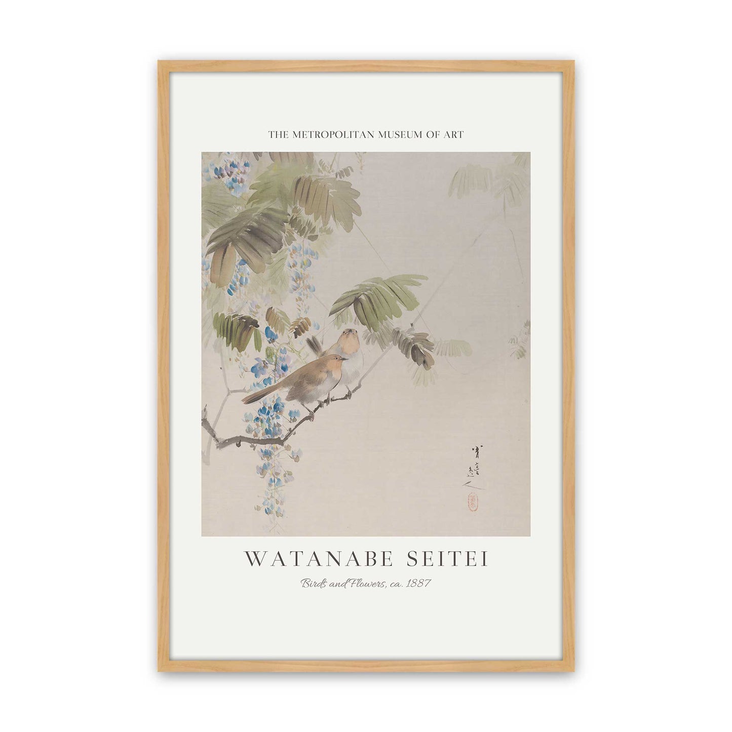 [Color:American Maple], Picture of art in a American Maple frame