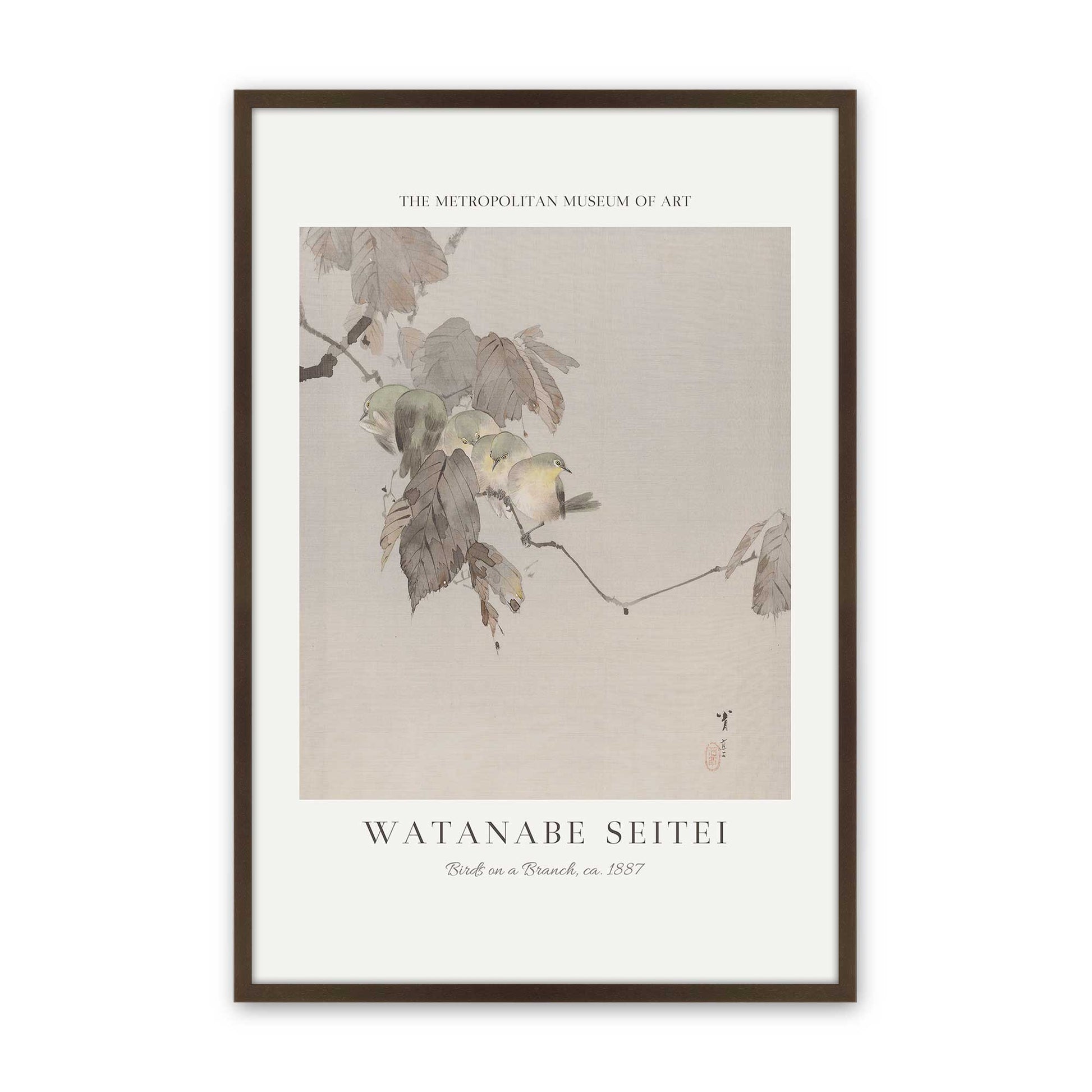 [Color:Belvinder Brown], Picture of art in a Belvinder Brown frame