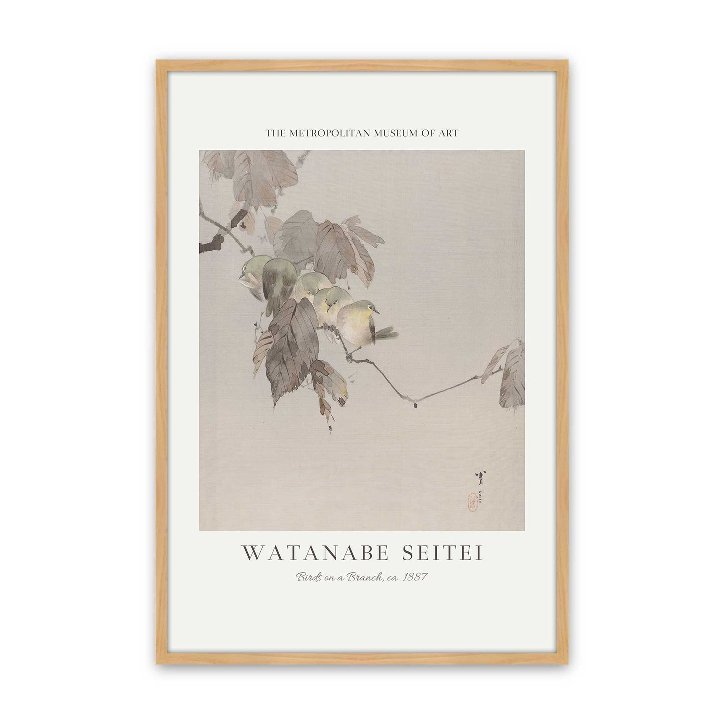 [Color:American Maple], Picture of art in a American Maple frame