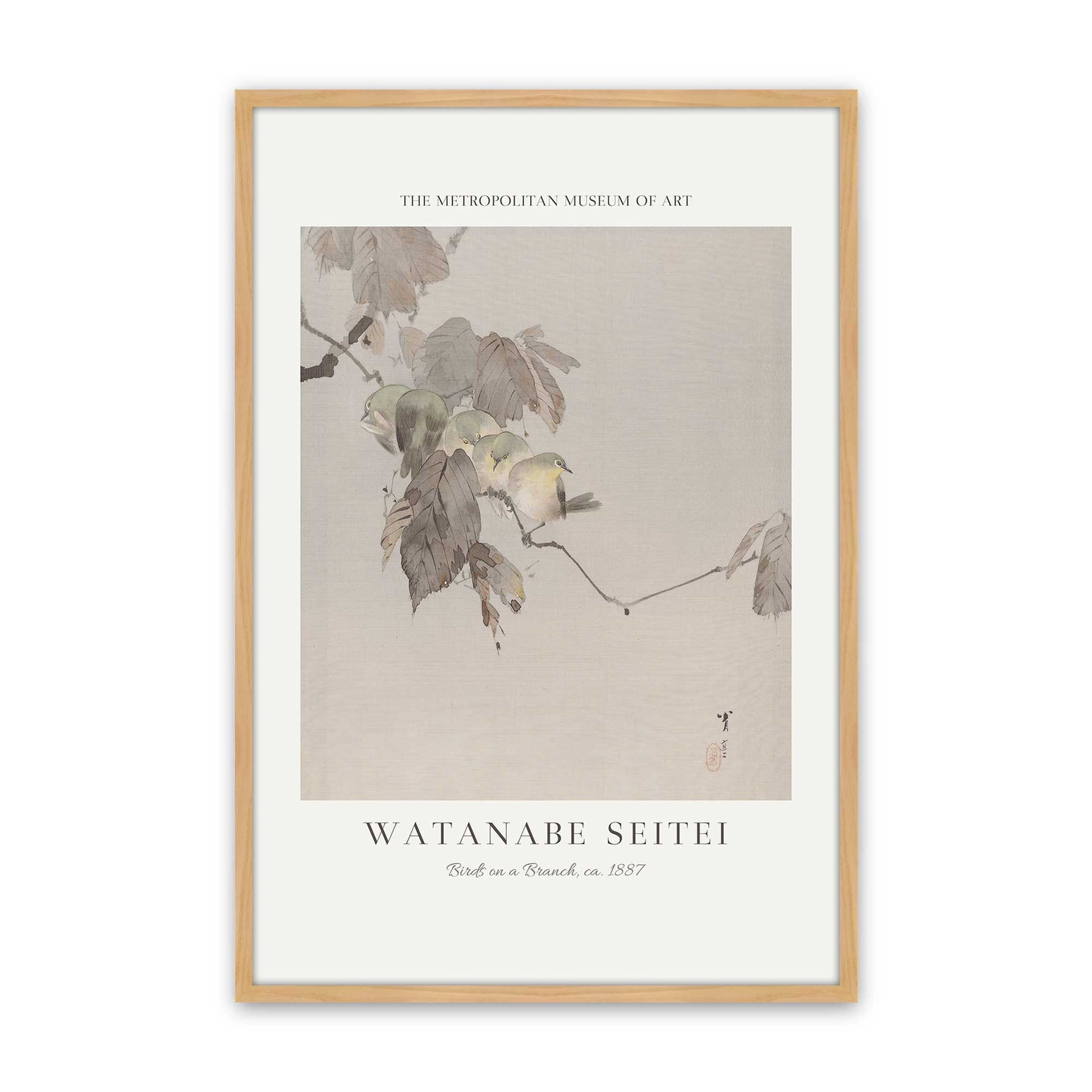 [Color:American Maple], Picture of art in a American Maple frame