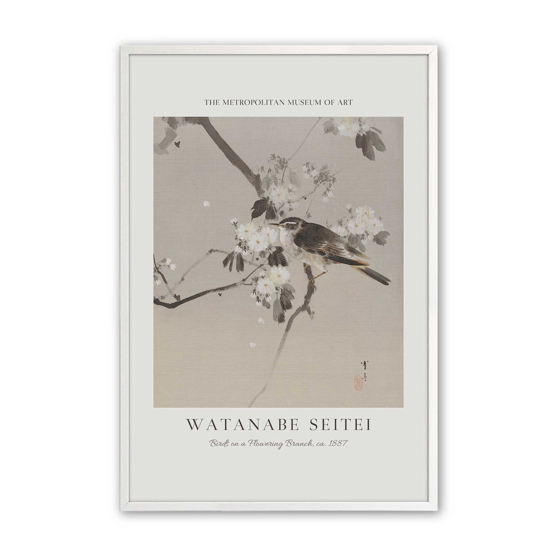 [Color:Opaque White], Picture of art in a Opaque White frame