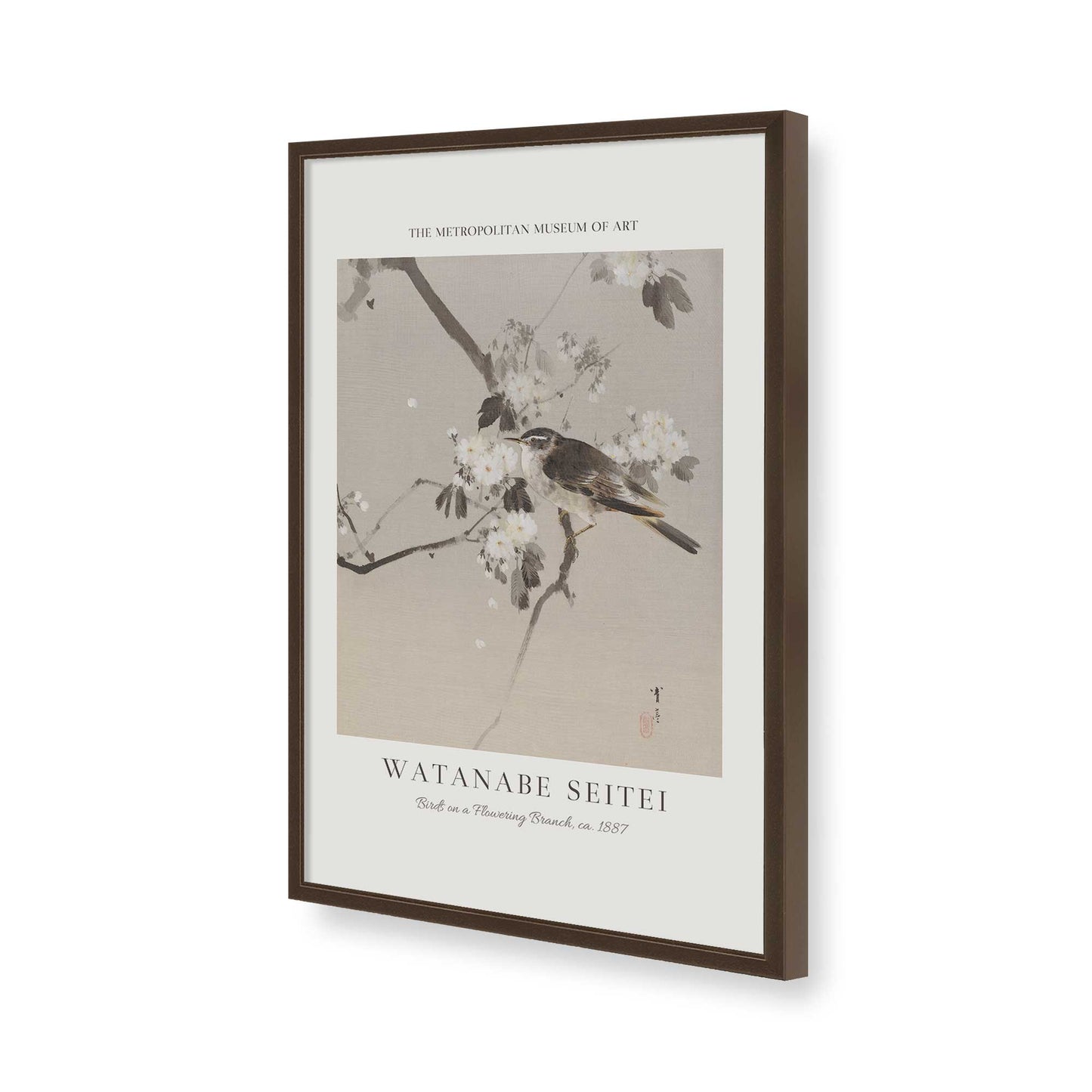 [Color:Belvinder Brown], Picture of art in a Belvinder Brown frame of the corner
