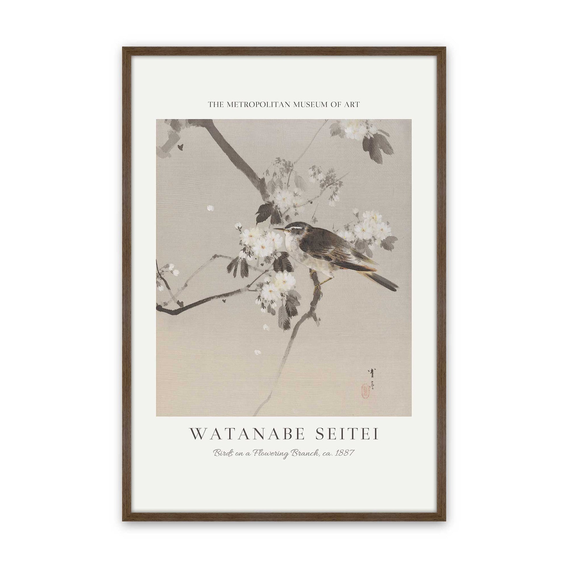 [Color:Walnut], Picture of art in a Walnut frame