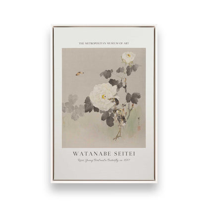 [Color:Opaque White], Picture of art in a White frame