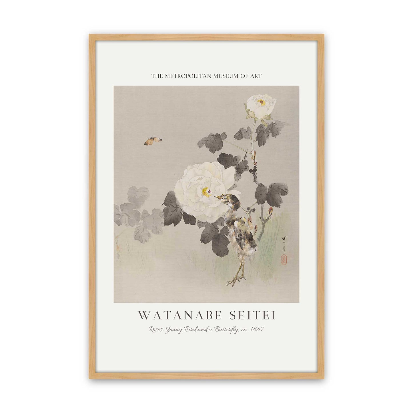 [Color:American Maple], Picture of art in a American Maple frame