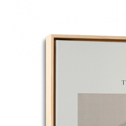 [Color:American Maple], Picture of art in a American Maple frame at an angle