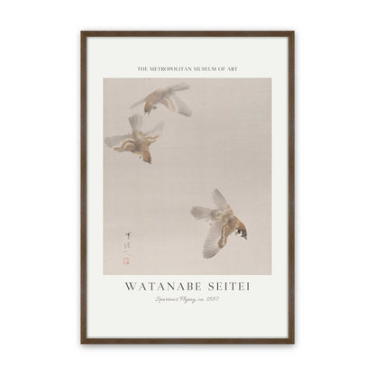 [Color:Walnut], Picture of art in a Walnut frame