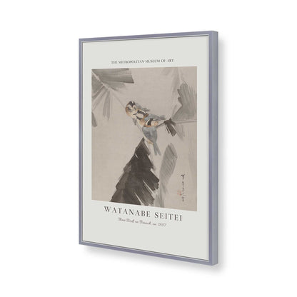 [Color:Polished Chrome], Picture of art in a Polished Chrome frame of the corner