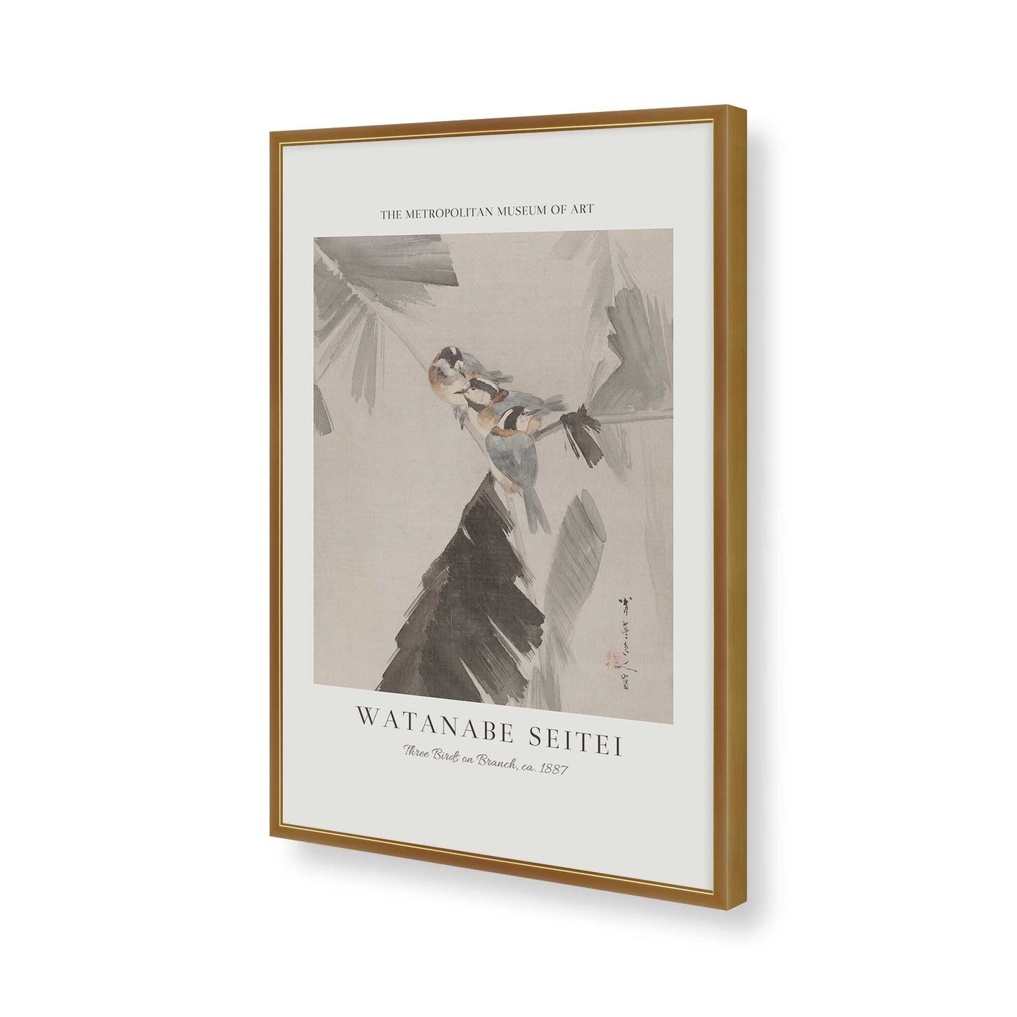 [Color:Polished Gold], Picture of art in a Polished Gold frame of the corner