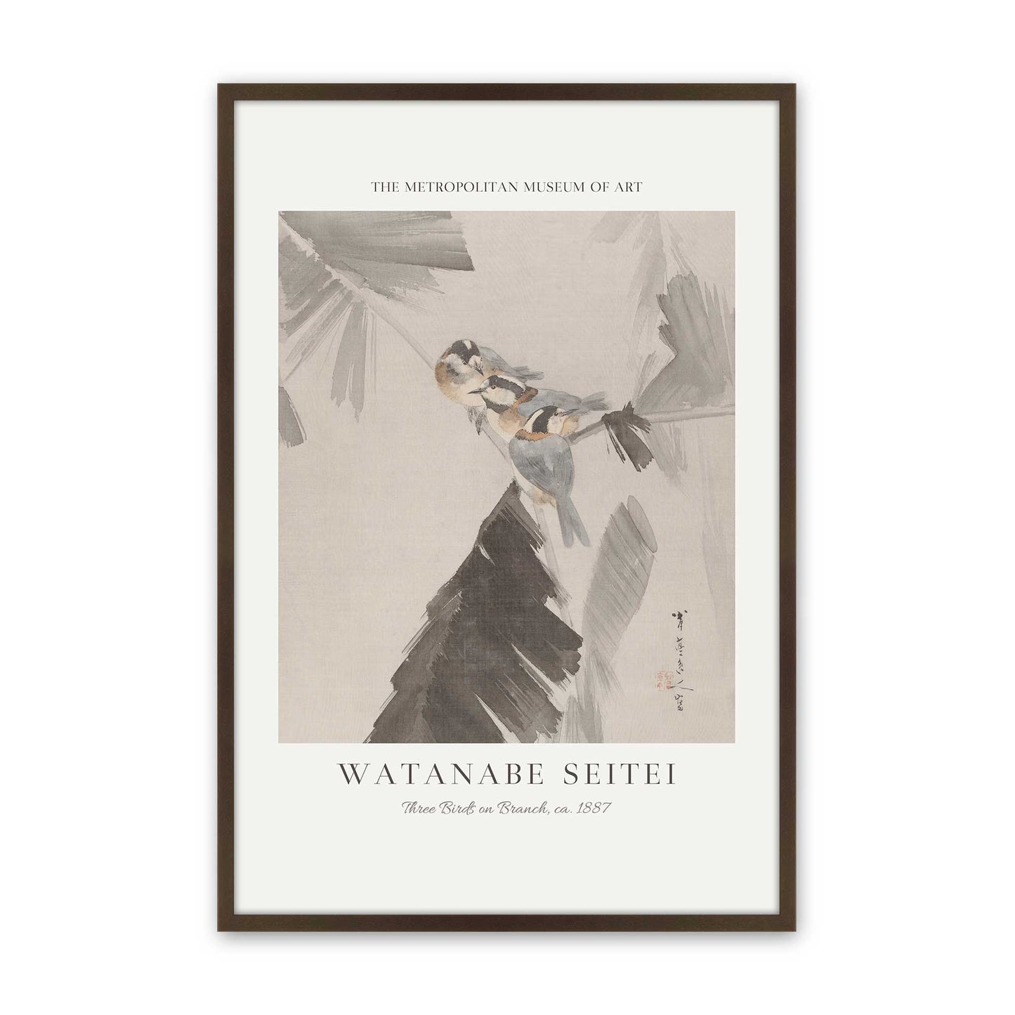 [Color:Belvinder Brown], Picture of art in a Belvinder Brown frame