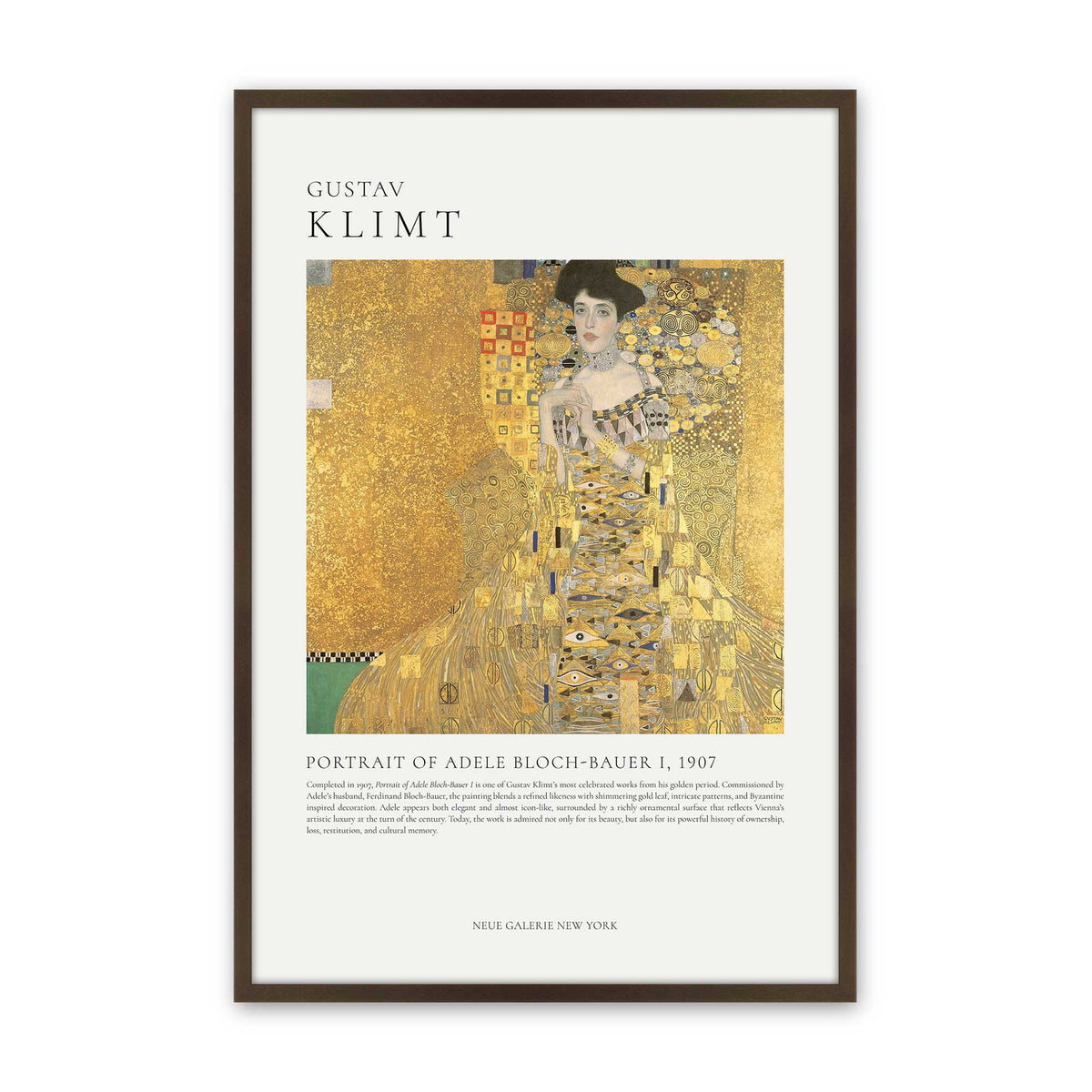 [Color:Brown], Picture of art in a Brown frame