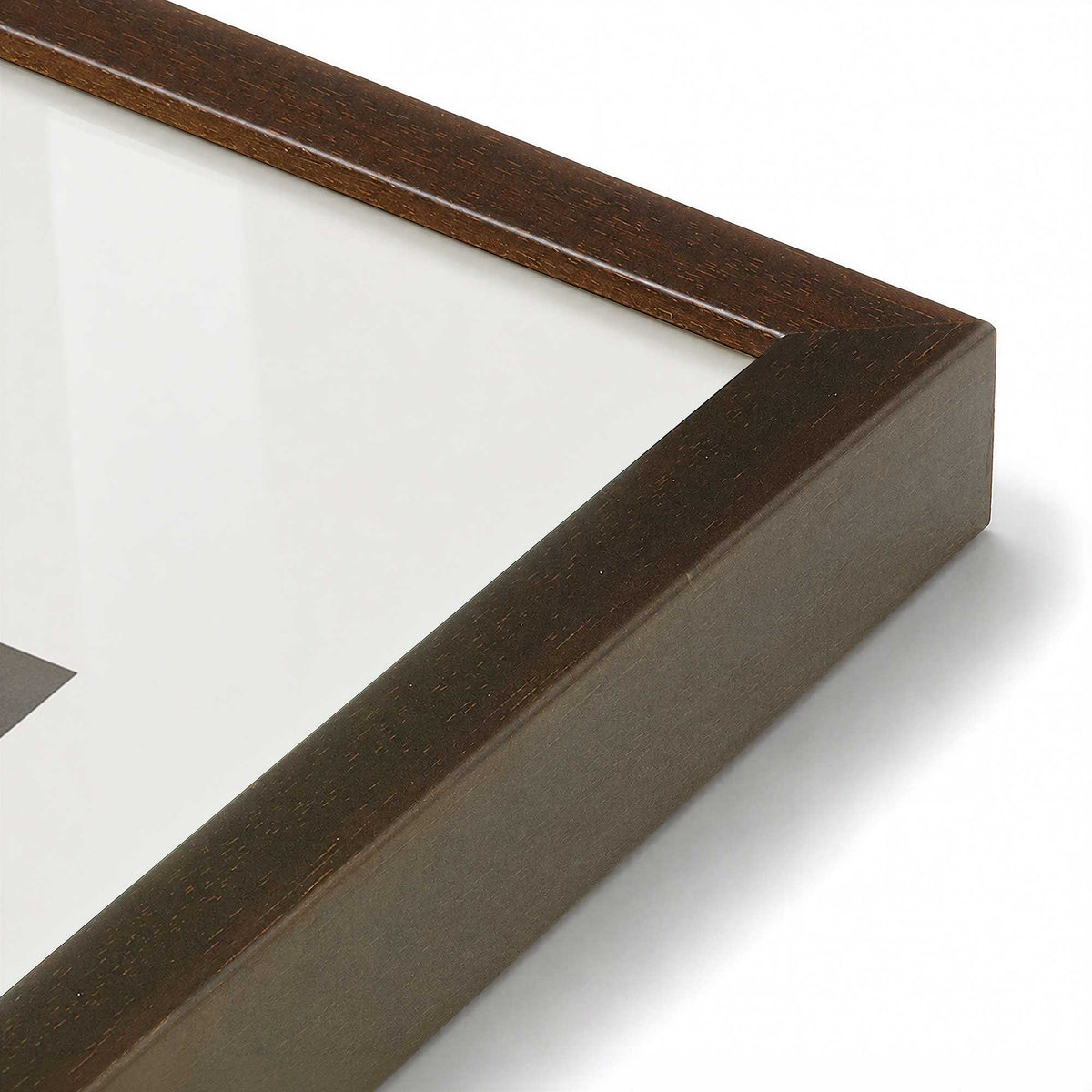 [Color:Belvinder Brown], Picture of art in a Belvinder Brown frame at an angle