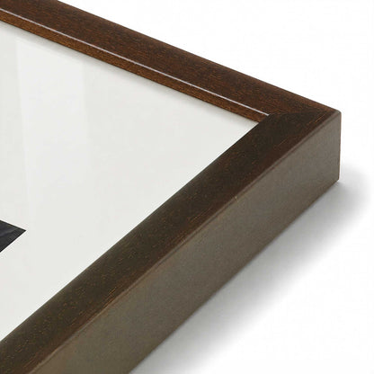 [Color:Belvinder Brown], Picture of art in a Belvinder Brown frame at an angle