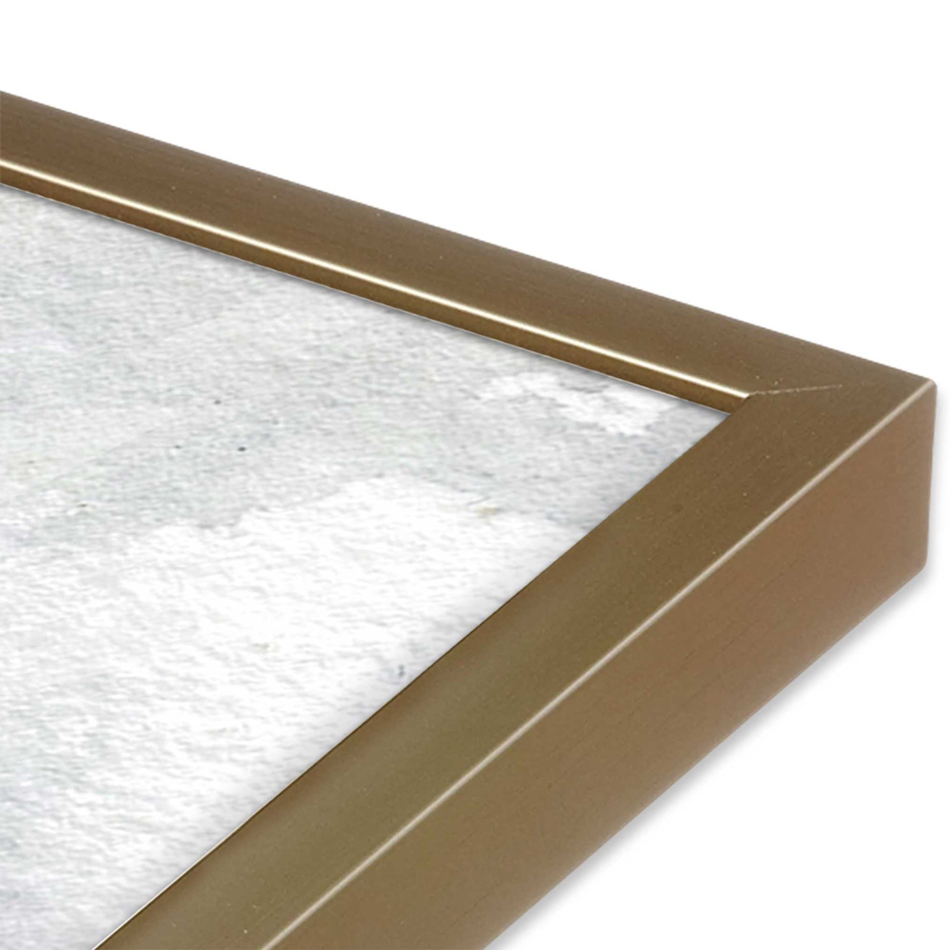 [Color:Brushed Gold], Picture of art in a Brushed Gold frame of the corner #2