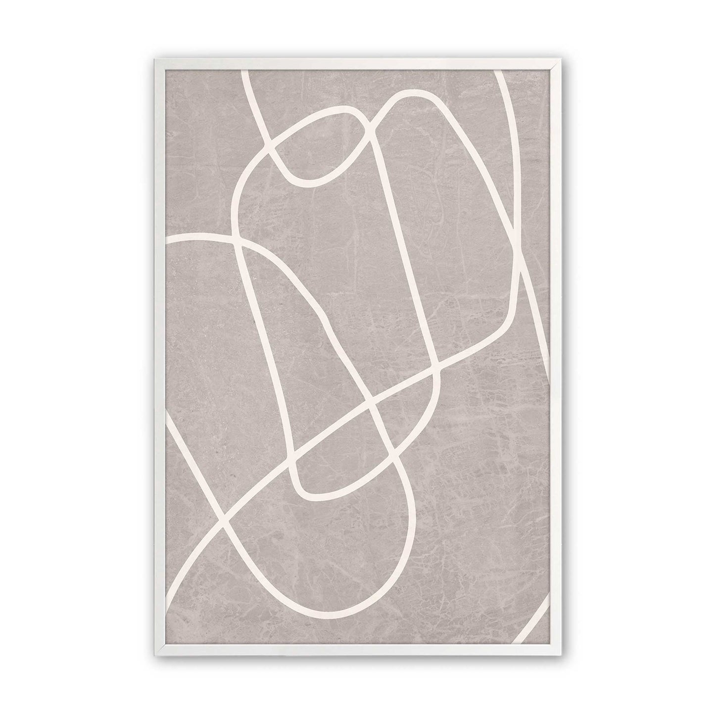 [Color:Opaque White], Picture of art in a Opaque White frame