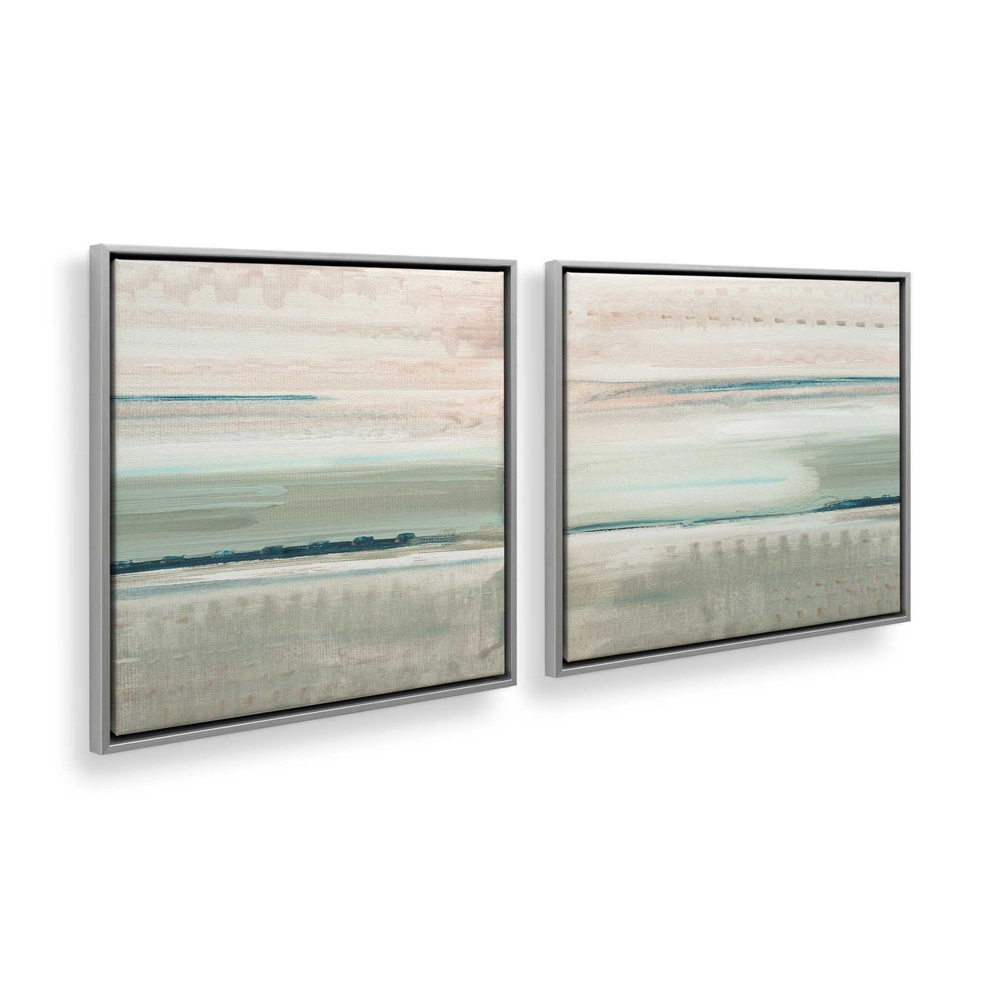 [Color:Polished Chrome], Picture of art in a Polished Chrome frame at an angle
