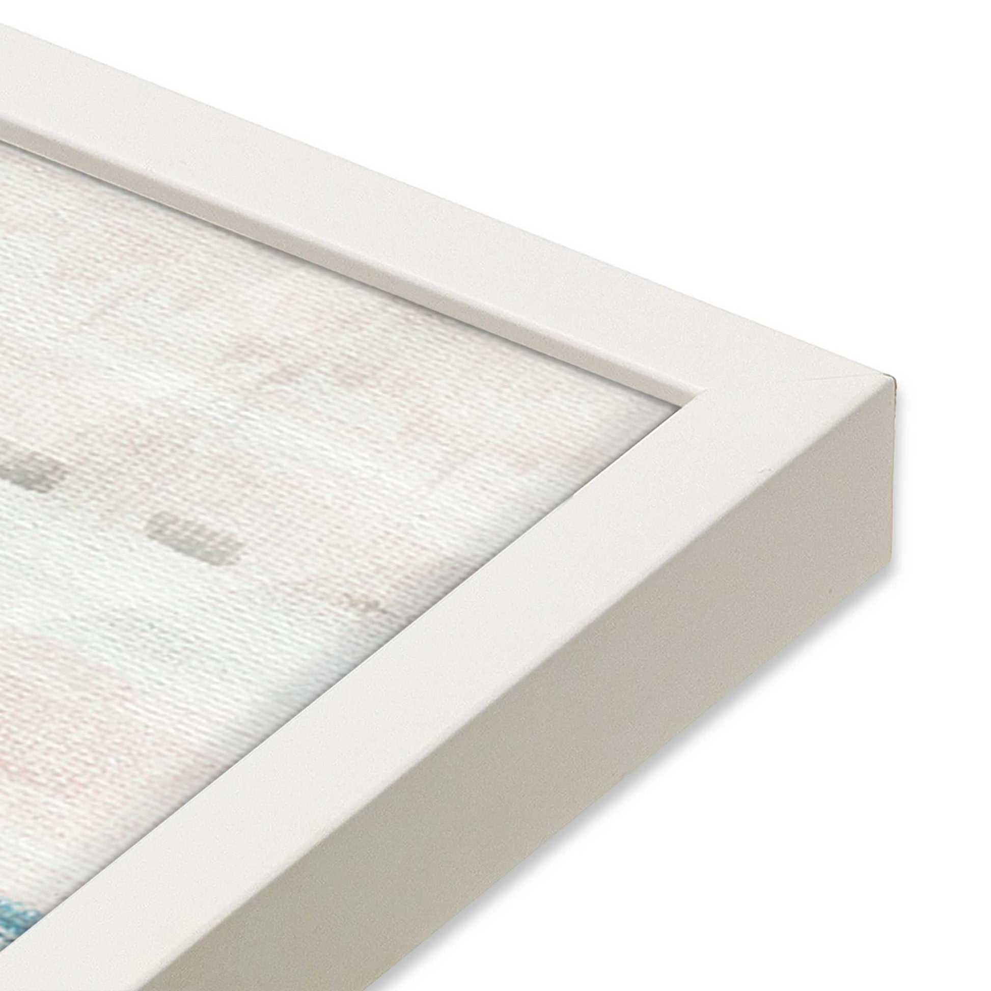 [Color:Opaque White], Picture of art in a Opaque White frame of the corner #2