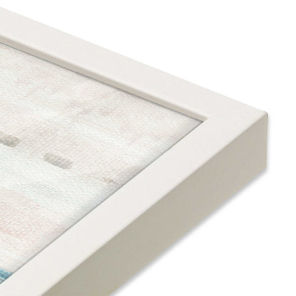 [Color:Opaque White], Picture of art in a Opaque White frame of the corner #2