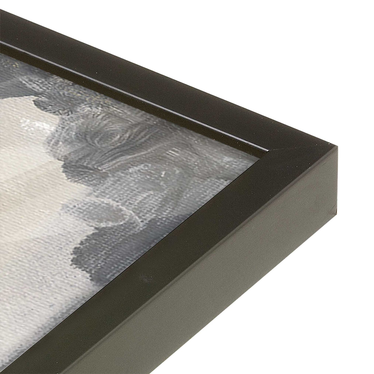 [Color:Satin Black], Picture of art in a Satin Black frame of the corner #2
