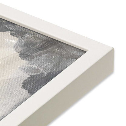 [Color:Opaque White], Picture of art in a Opaque White frame of the corner #2